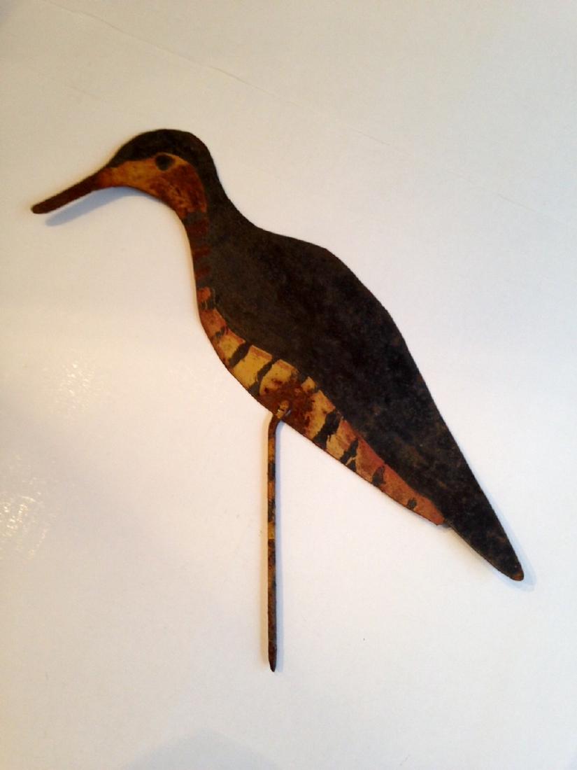 Early 20th century Tin Shorebird Decoy (1 of 5)