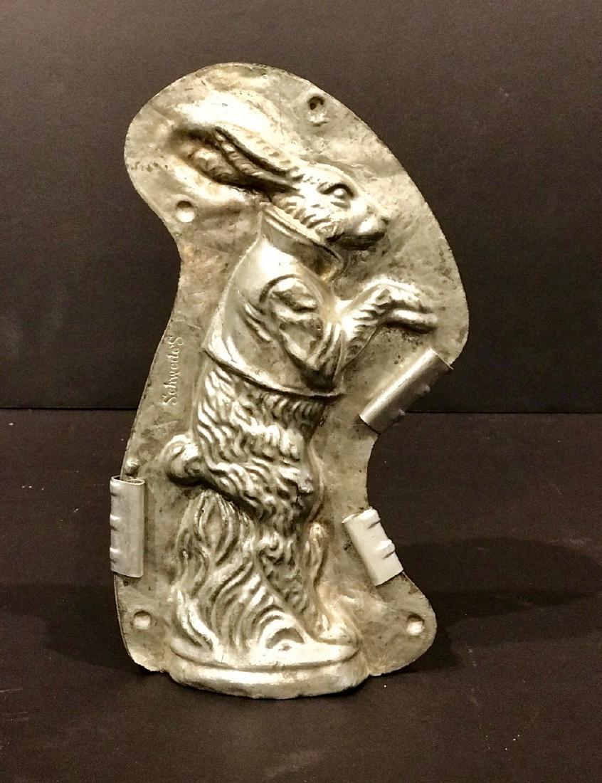 Oversize Standing Rabbit Chocolate Mold Backpack C 1940 (1 of 3)