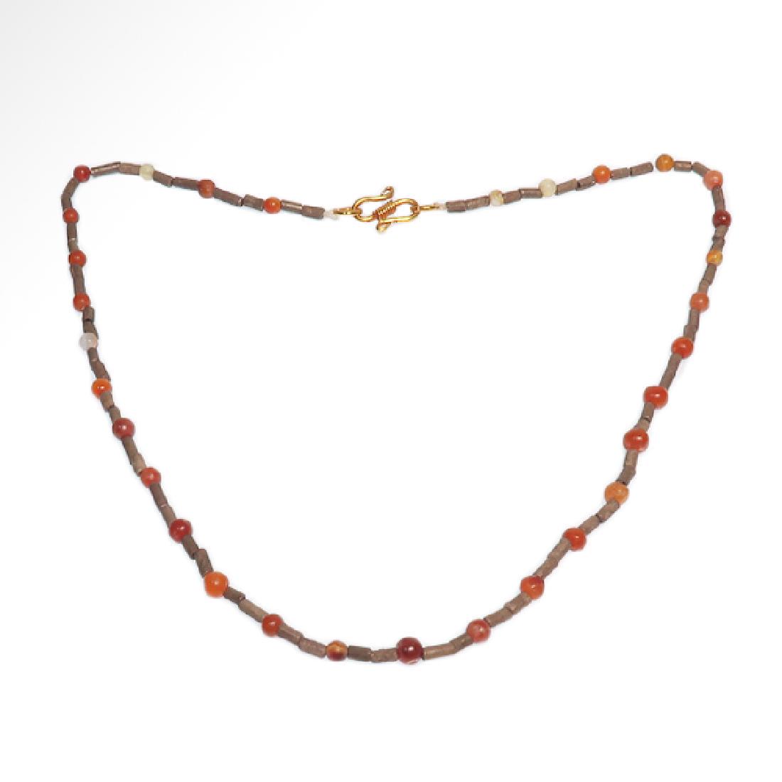 Near Eastern Silver and Cornelian Necklace (1 of 6)