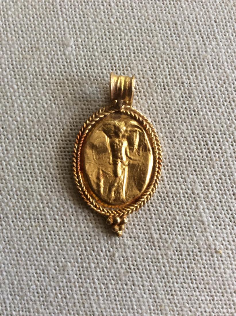 Ancient Roman Gold Victory Pendant (1 of 2)