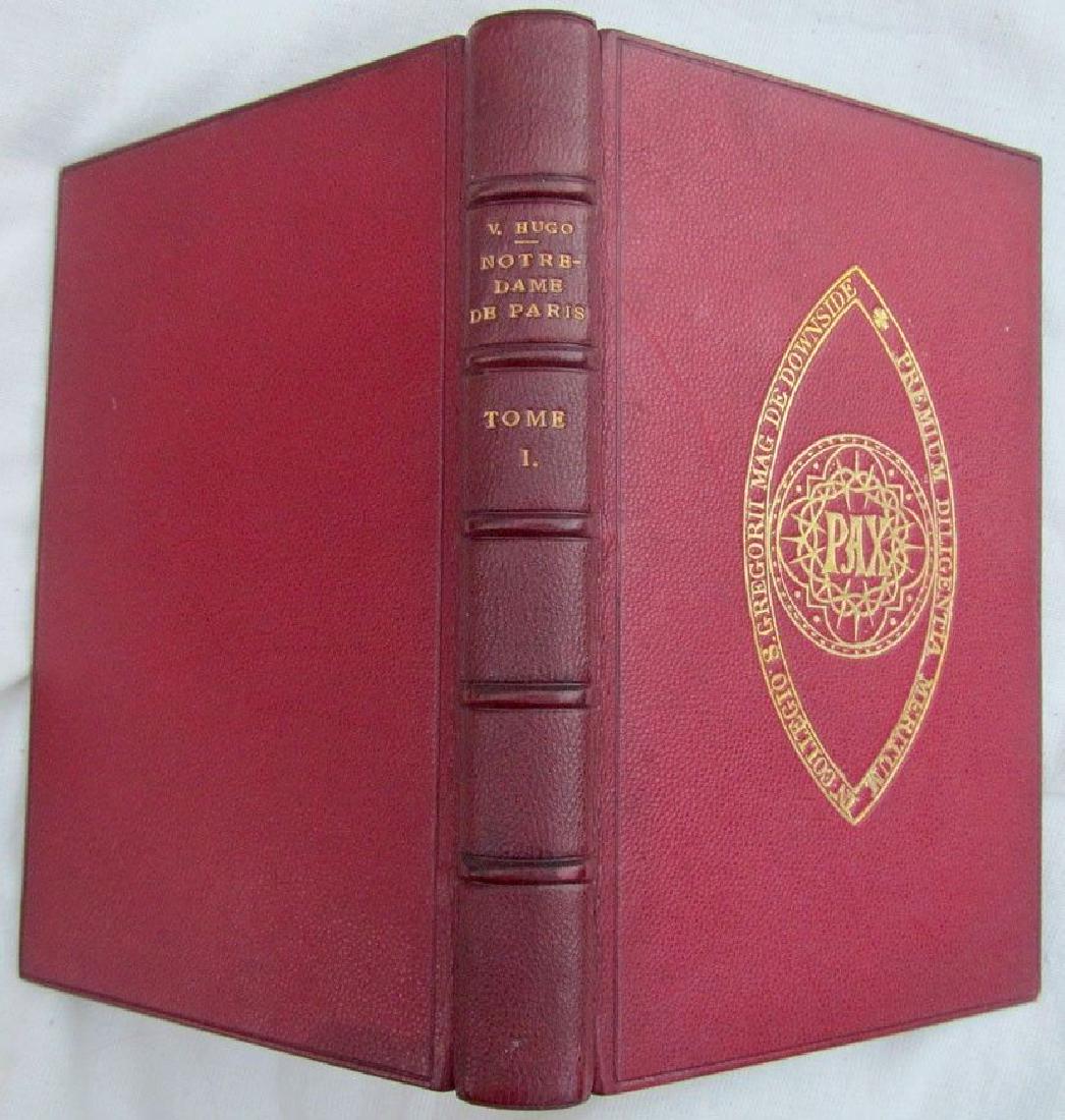 Antique Book by Victor Hugo Notre Dam De Paris: ANTIQUE BOOK BY VICTOR HUGO NOTRE DAM DE PARIS - DECORATIVE BINDING. Very good condition. Printed in Paris. Size 7 by 4.5" Volume 1 only. Please note that this lot has a confidential reserve. When you