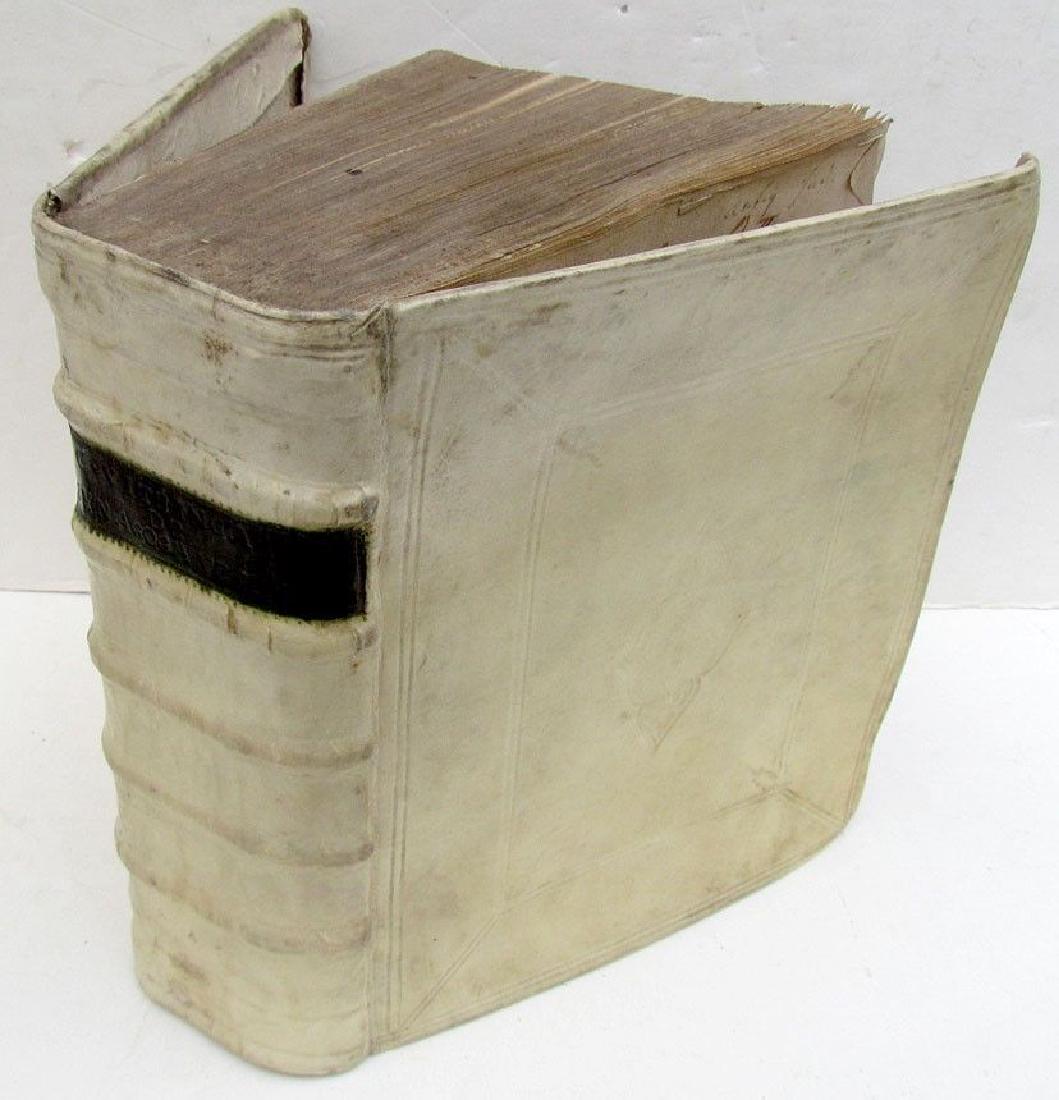 1726 Antique Vellum Bound Book Synagoga Vetere Judaica (1 of 7)