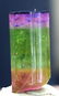 Terminated Blue Cap tri Color Tourmaline Crystal - 6