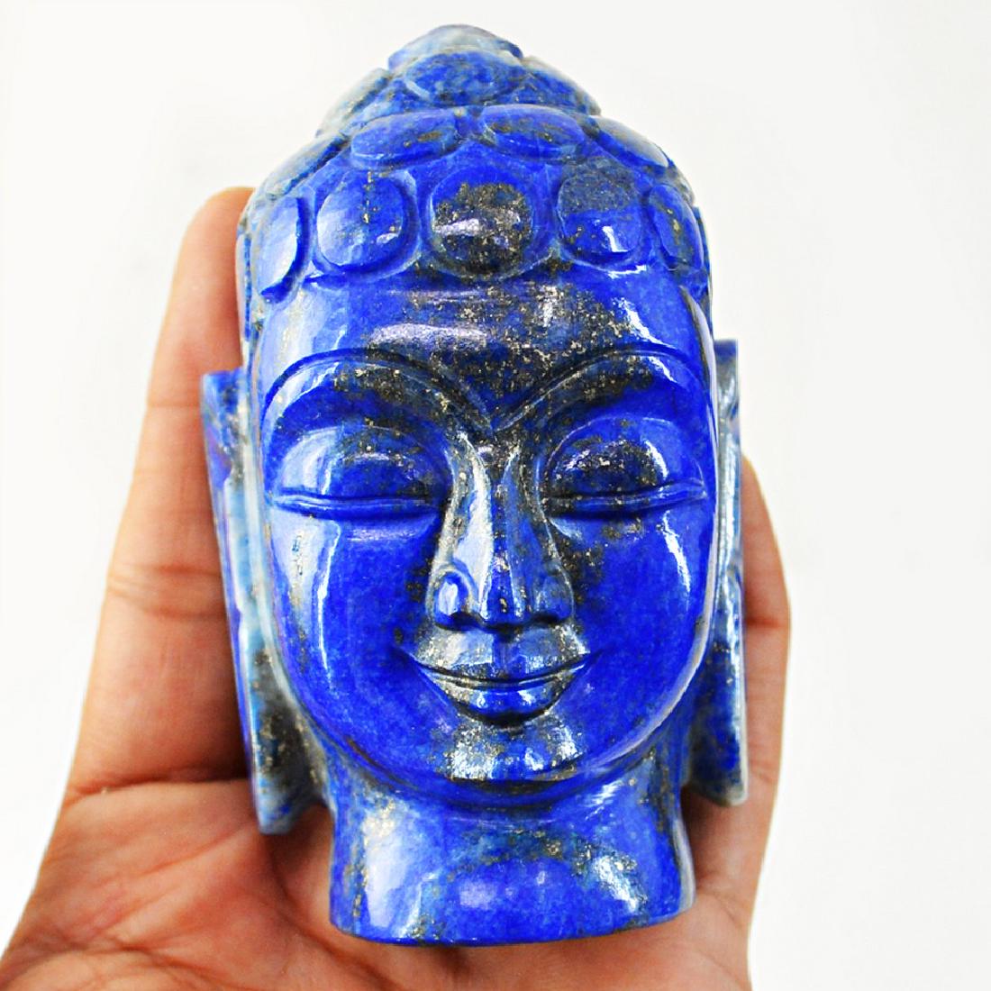 Top Rare Blue Lapis Lazuli Buddha Head (1 of 4)
