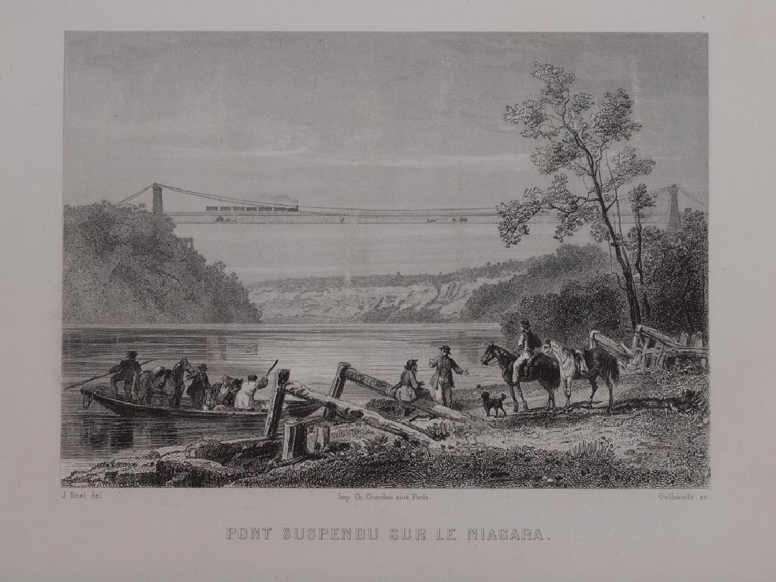 PONT SUSPENDU SUR LE NIAGARA  Imp. Ch. Chardon ainè (1 of 2)