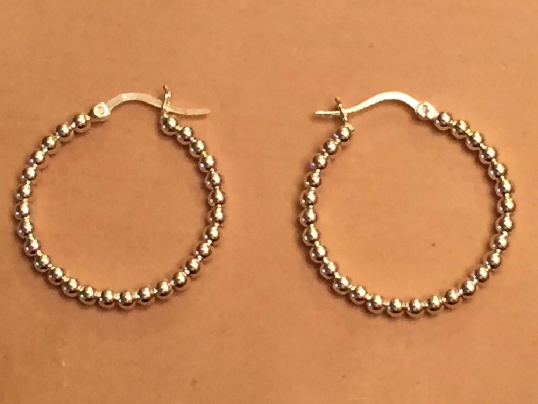 Sterling Silver Hoop Earings (1 of 2)
