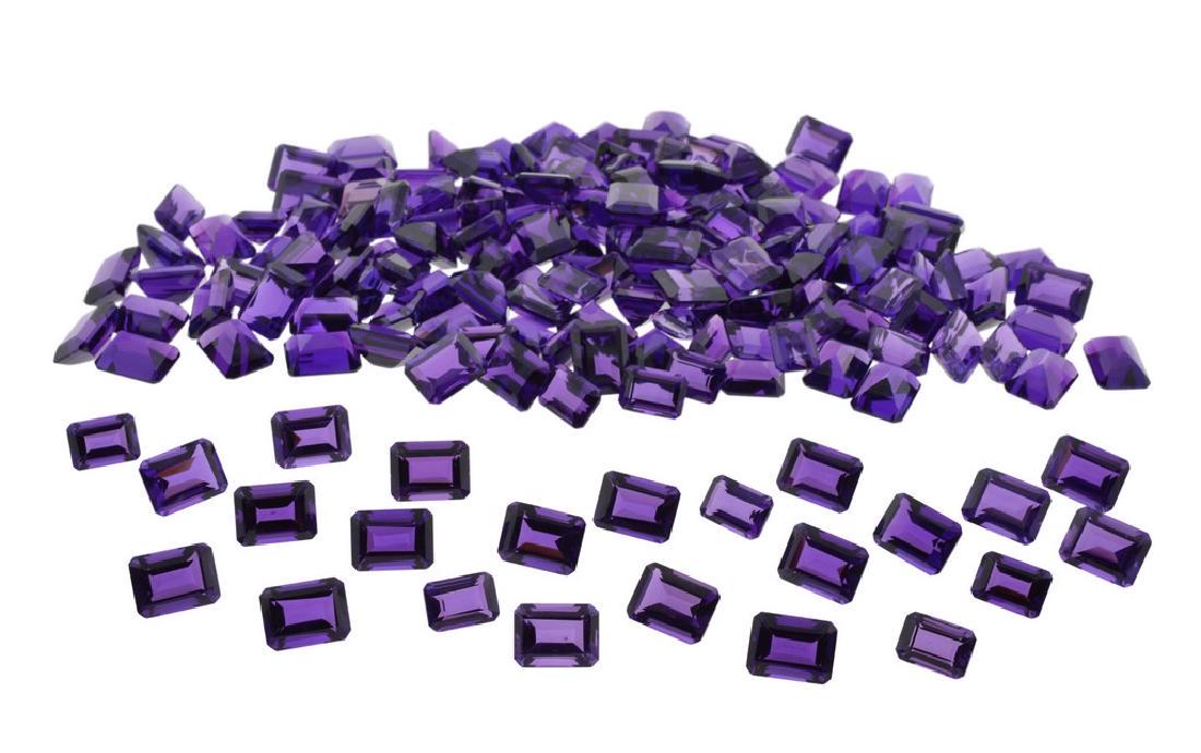 Lot: SYNTHETIC AMETHYST 500 Carat Looses 55st - NR (1 of 8)