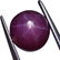 3.68 Carat Loose Round Star Ruby - 5