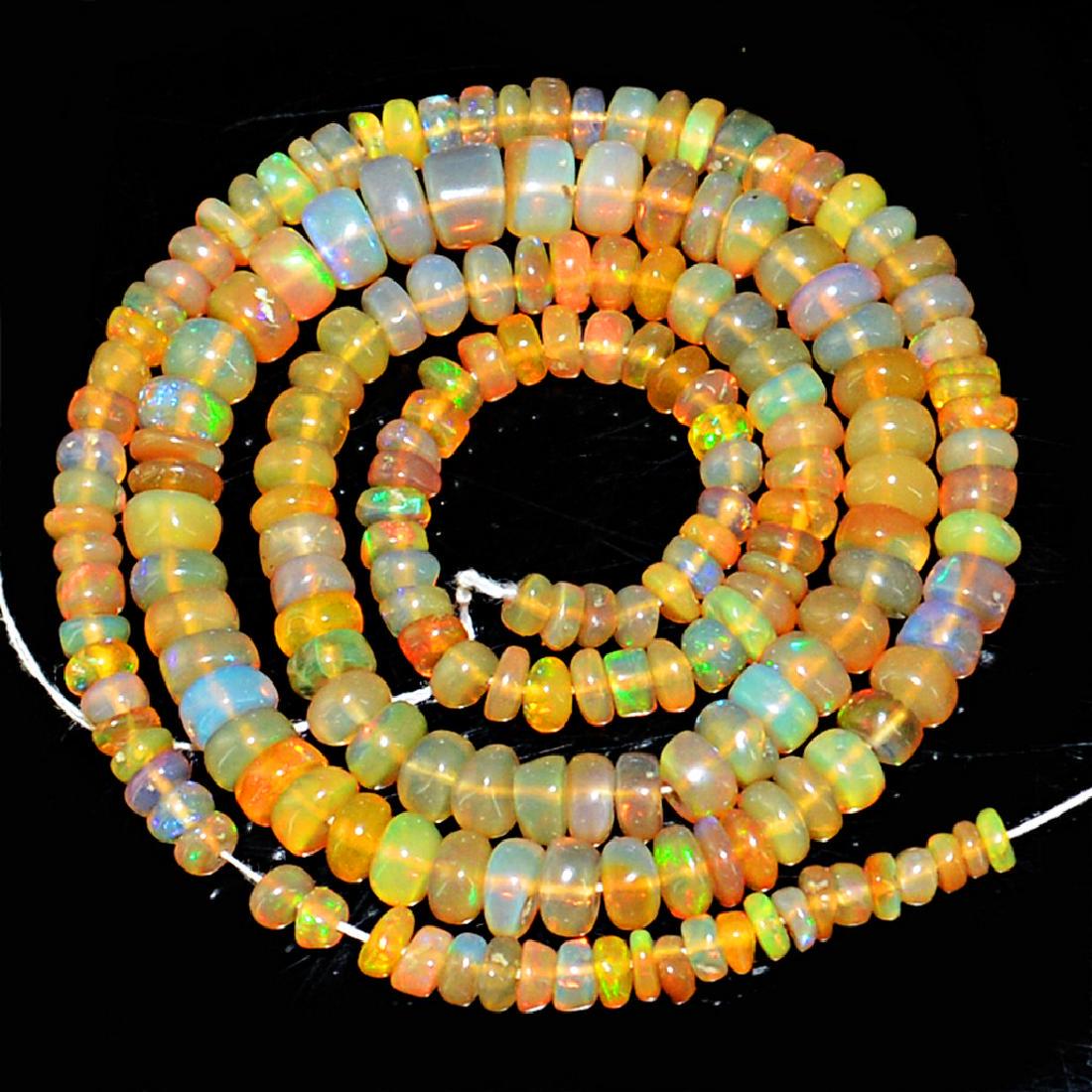 Beautiful Flash Fire Opal Beads Strand (1 of 4)