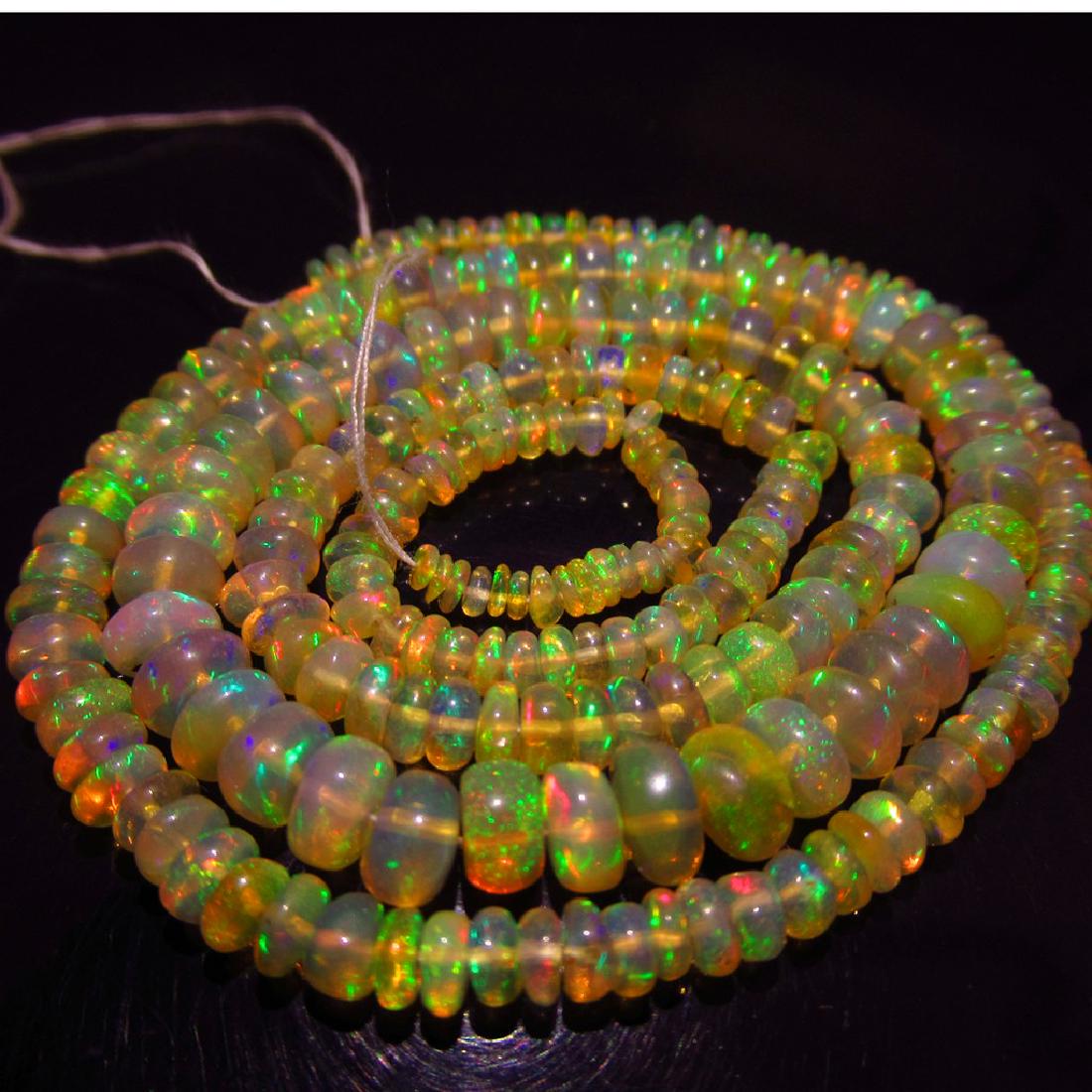 45.83 Ctw Natural 238 Loose Opal Beads Necklace Set (1 of 5)
