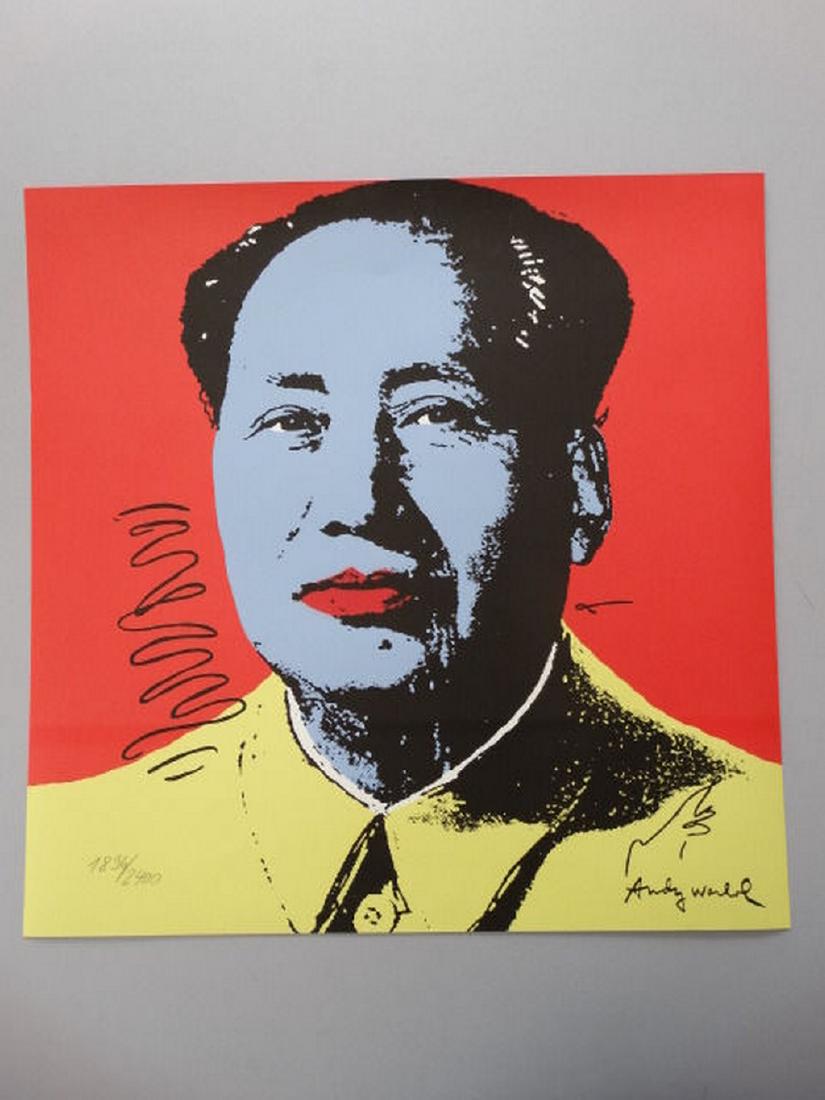 Andy Warhol, After Mao Limited Edition Lithograph (1 of 4)