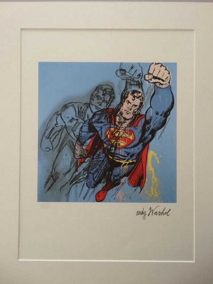 Andy Warhol, After Superman Limited Edition Lithograph (1 of 3)