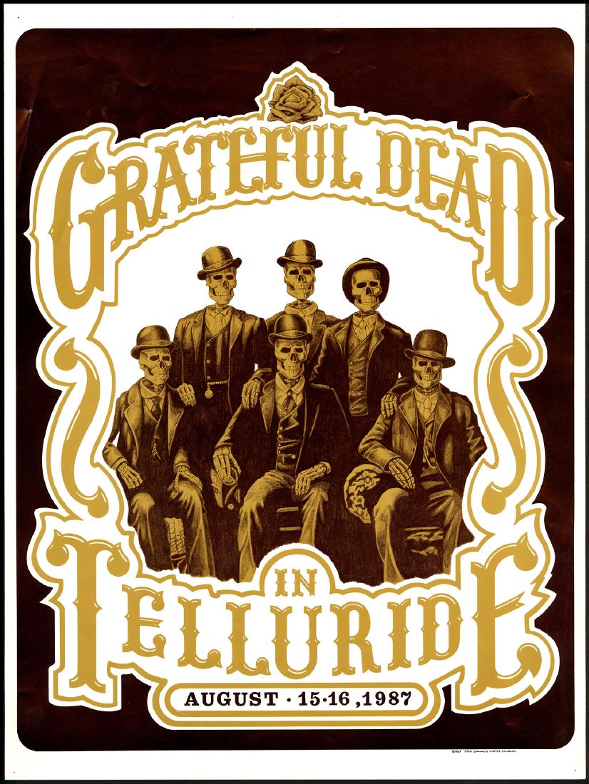 Scarce 1987 Grateful Dead Telluride Poster (1 of 1)