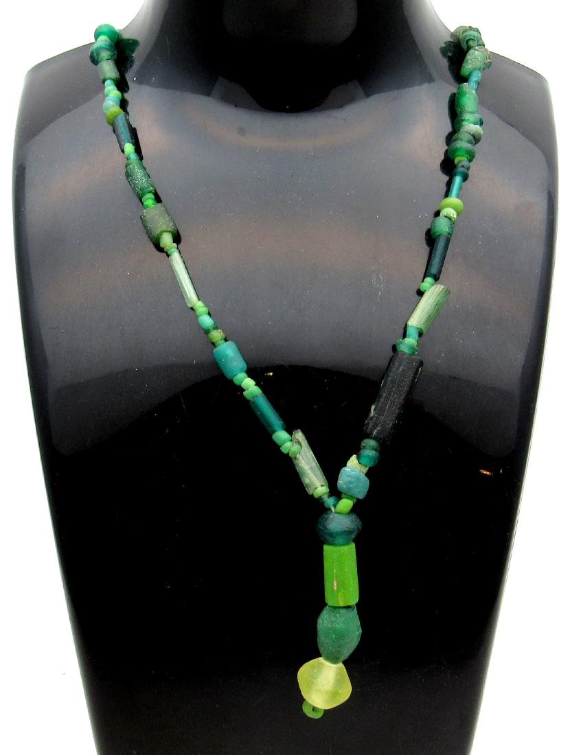 Ancient Roman Glass Beaded Necklace (1 of 3)