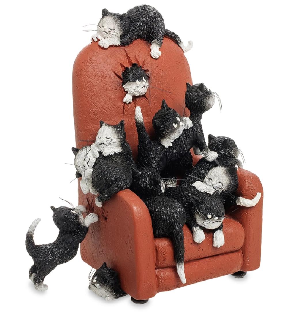 After Albert Dubout: Save me a Seat - Cats Statue (1 of 6)