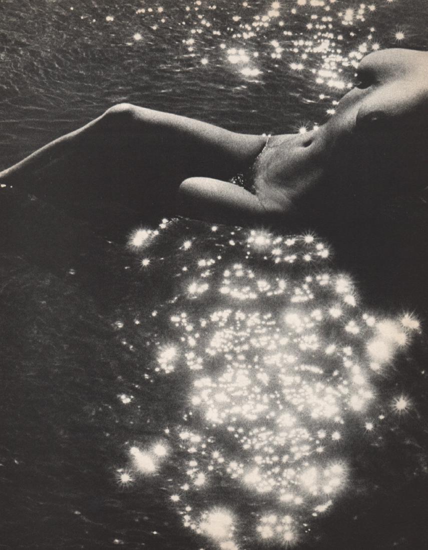 LUCIEN CLERGUE- Vague Nude: Artist: LUCIEN CLERGUE Print Title: Vague Nude Printing Date: 1970 Medium: Engraving Printed in: Canada Image Size:10.5 x8” No Reserve: This lot starts at $1 and has no reserve as a courtesy so that
