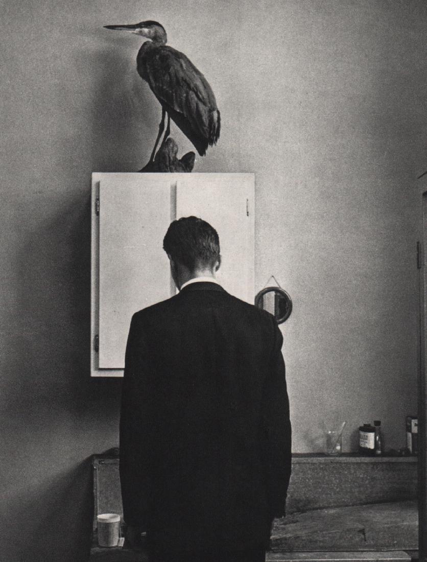 ANDRE KERTESZ - The Heron, New York 1969: Artist: ANDRE KERTESZ Print Title: The Heron, New York 1969 Medium: Sheet-Fed Gravure Printing Date: 1972 Printed in France Image size approx. 5.5 x 7.5 inches Andre Kertesz(1894-1985) born Kertesz An