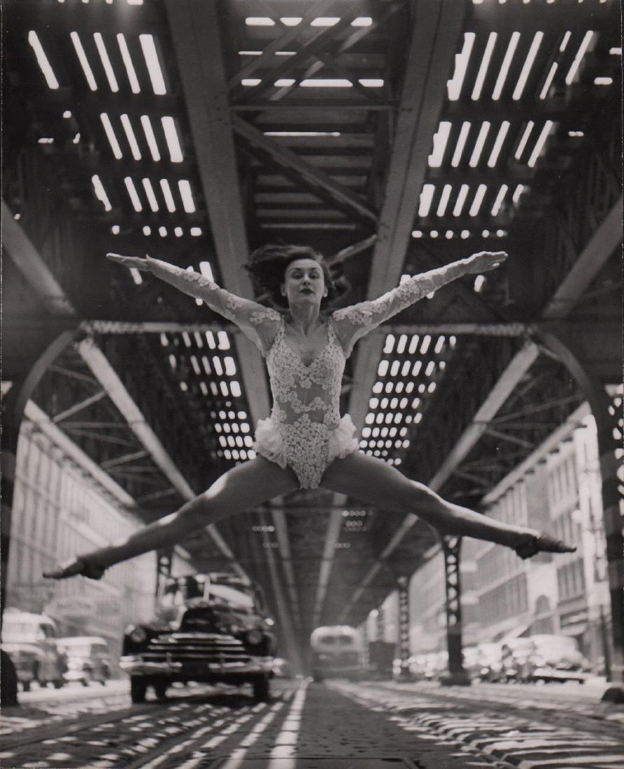 Photograph of Dancer Under Elevated Subway (1 of 1)