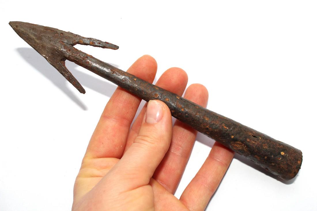 Medieval Iron Viking Pointed Spearhead (1 of 5)