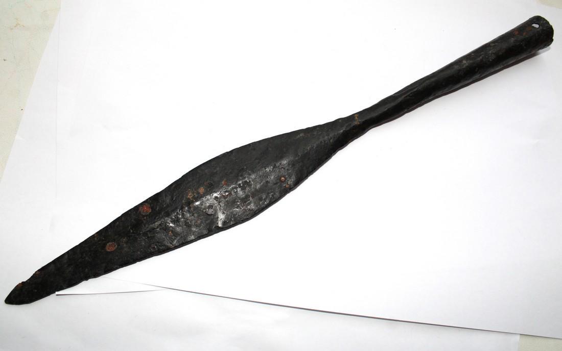 Medieval Iron Big Viking Good Spearhead (1 of 8)