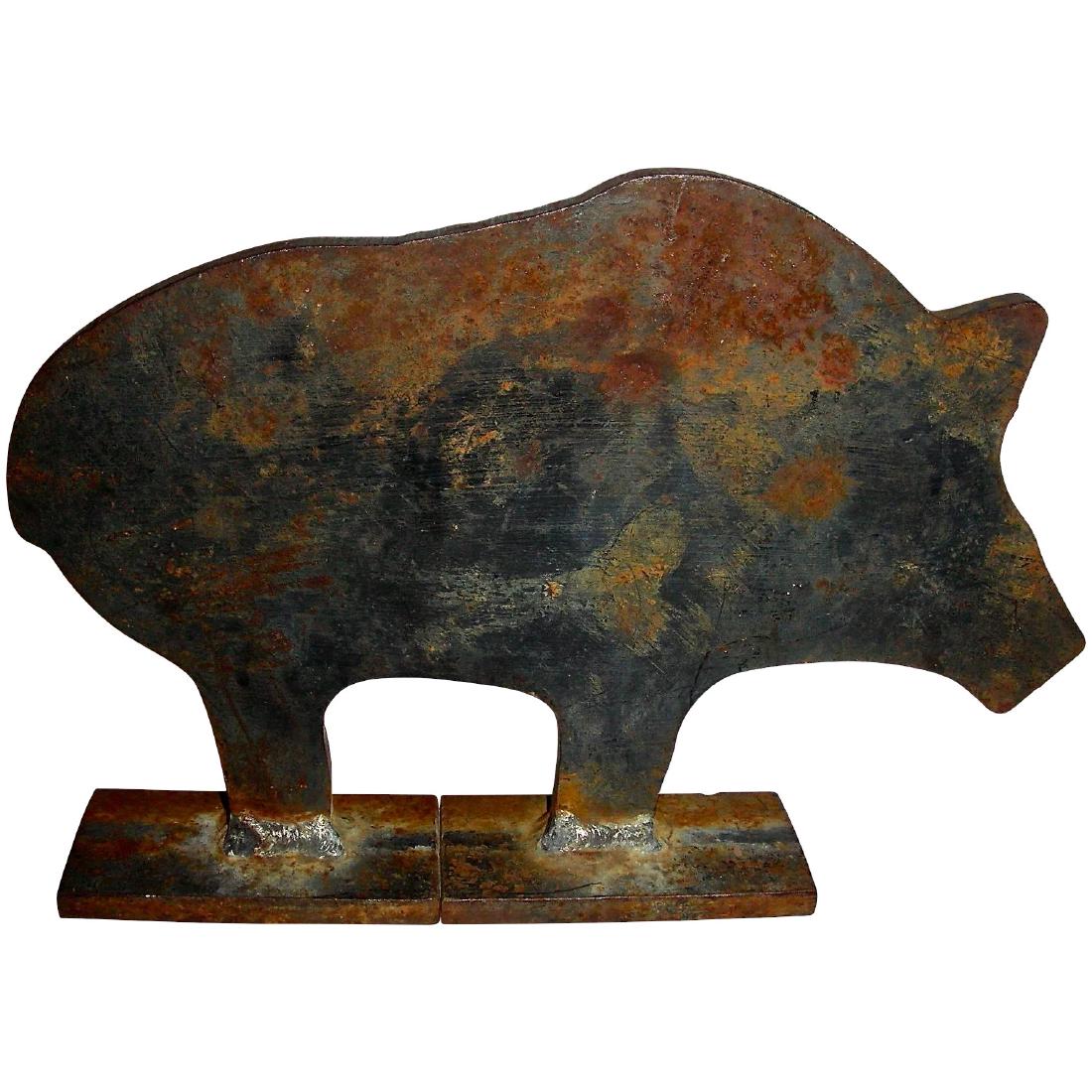 Large Cast Iron Shooting Gallery Target (1 of 10)