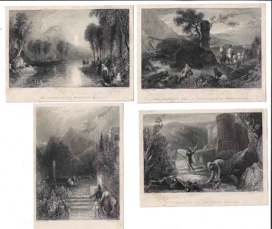 c1840 Four Engravings Henry Melville (1 of 1)