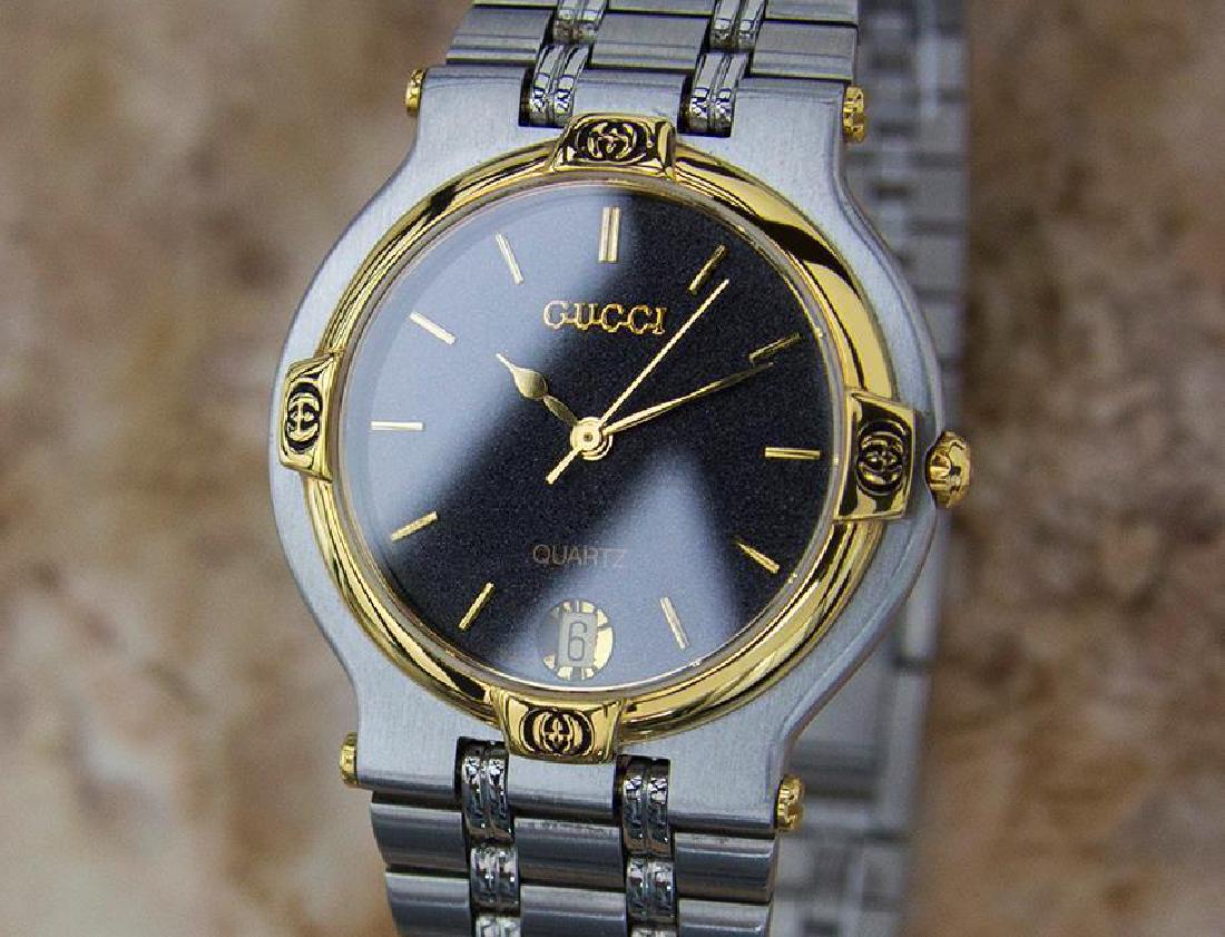 Gucci 9000M Swiss Made Stainless Steel Men's Luxury (1 of 7)