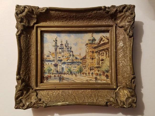 Jan Pawlowski Original Watercolor Warsaw, Poland (1 of 4)