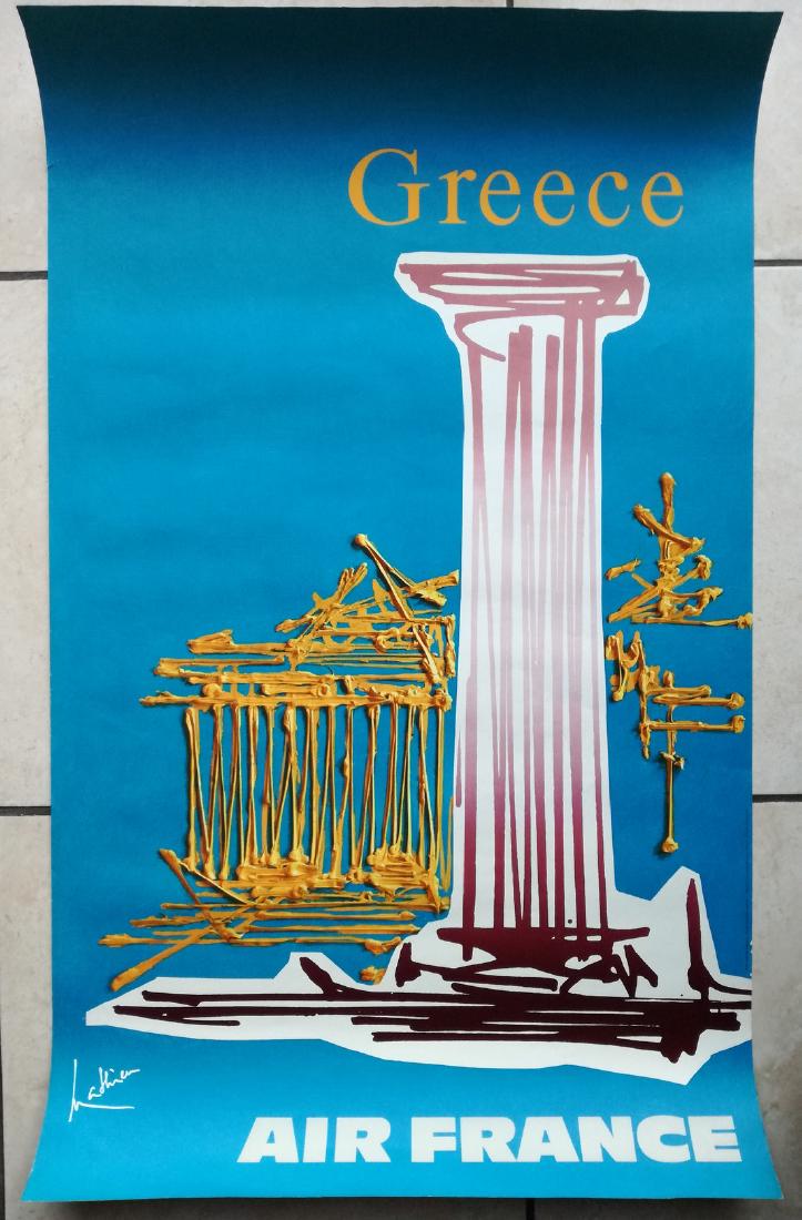 Mathieu Georges Poster Air France - Greece (1 of 2)