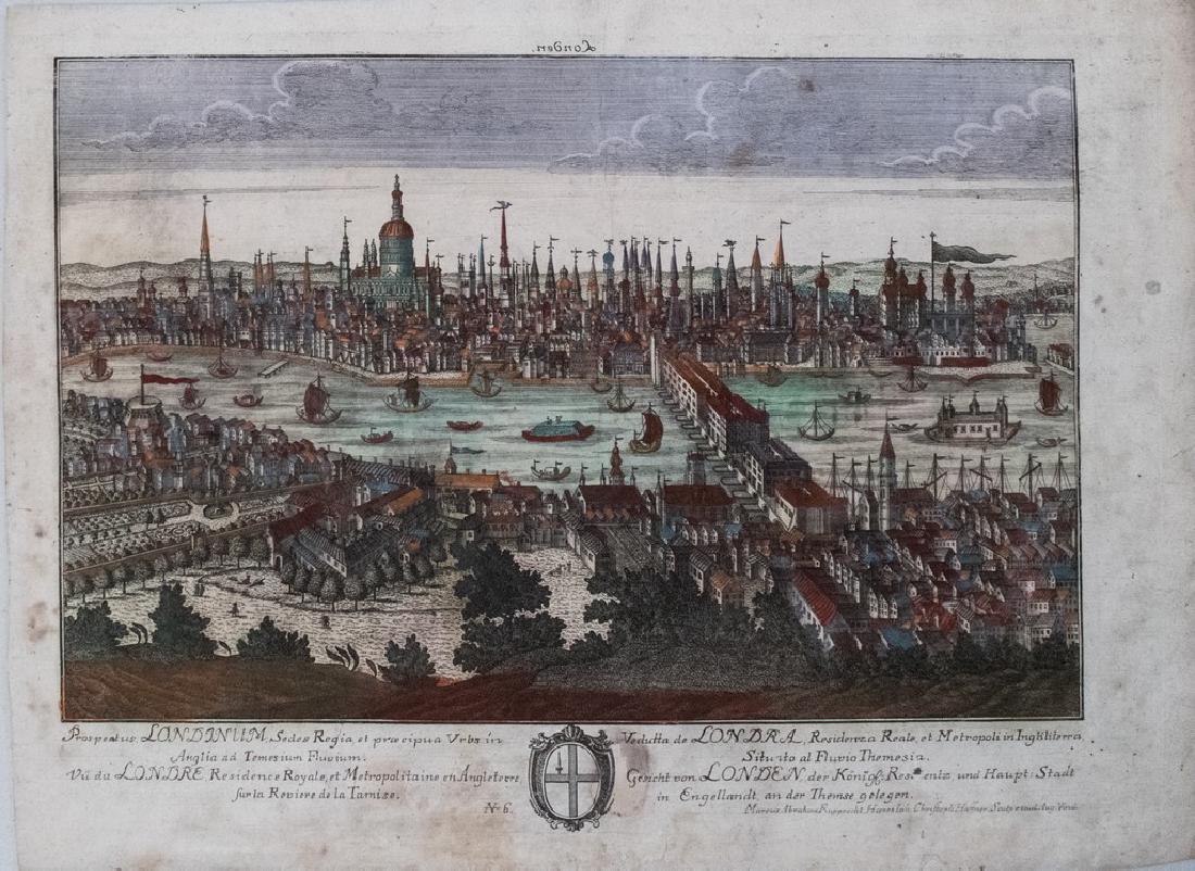 1740 Rupprech/Haffner Antique View of London (1 of 1)