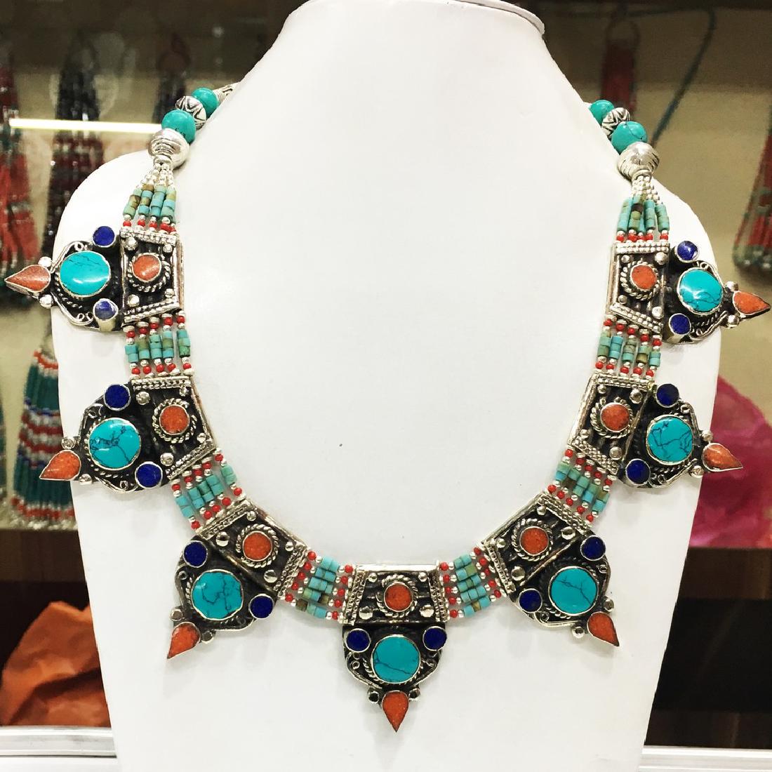 Handmade Annapurna Tibetan Style Necklace (1 of 1)