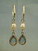 Sterling Silver Blue Topaz White Pearl Earrings, 3ctw - 6