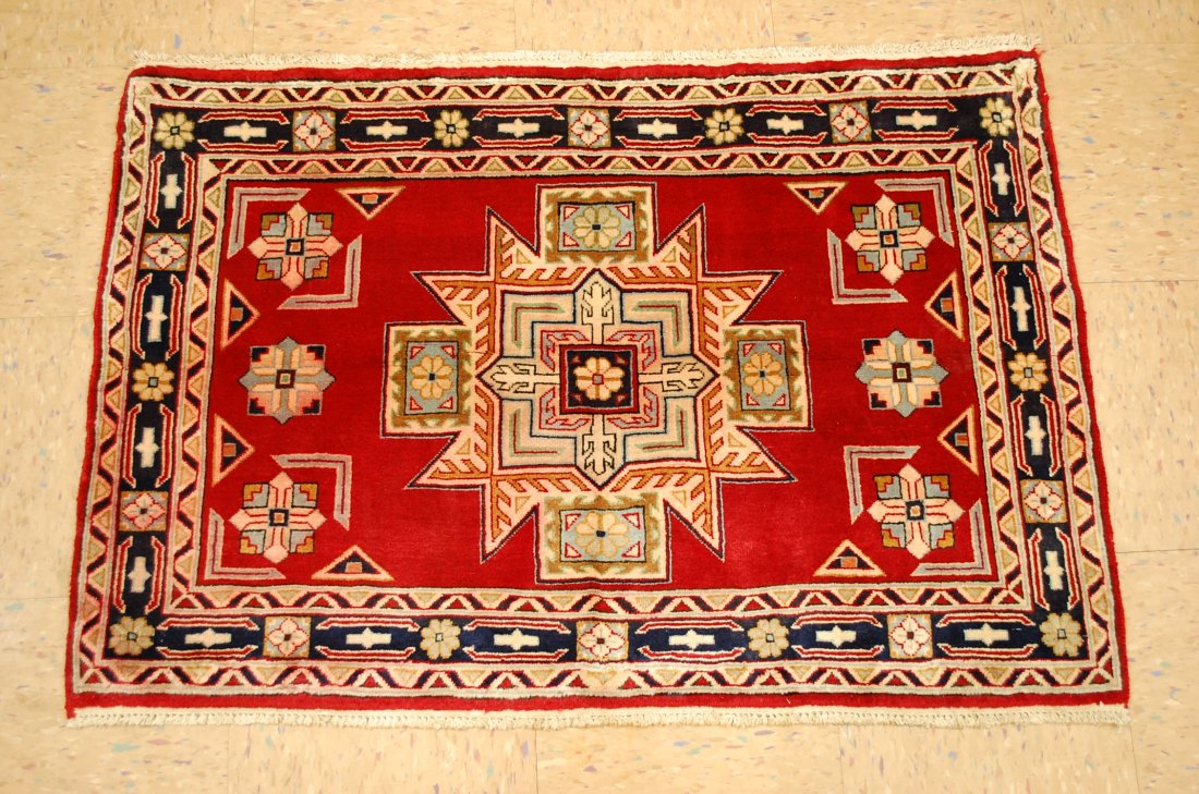 Caucasian Shirvan Star Design Rug 2.5x3.7 (1 of 8)