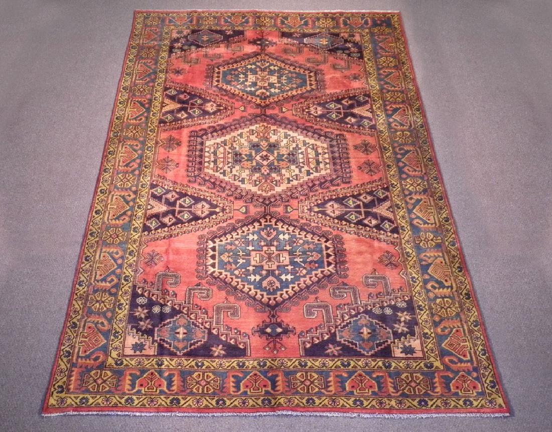 Spectacular Geometric Persian Viss Rug 7x10.9 (1 of 7)