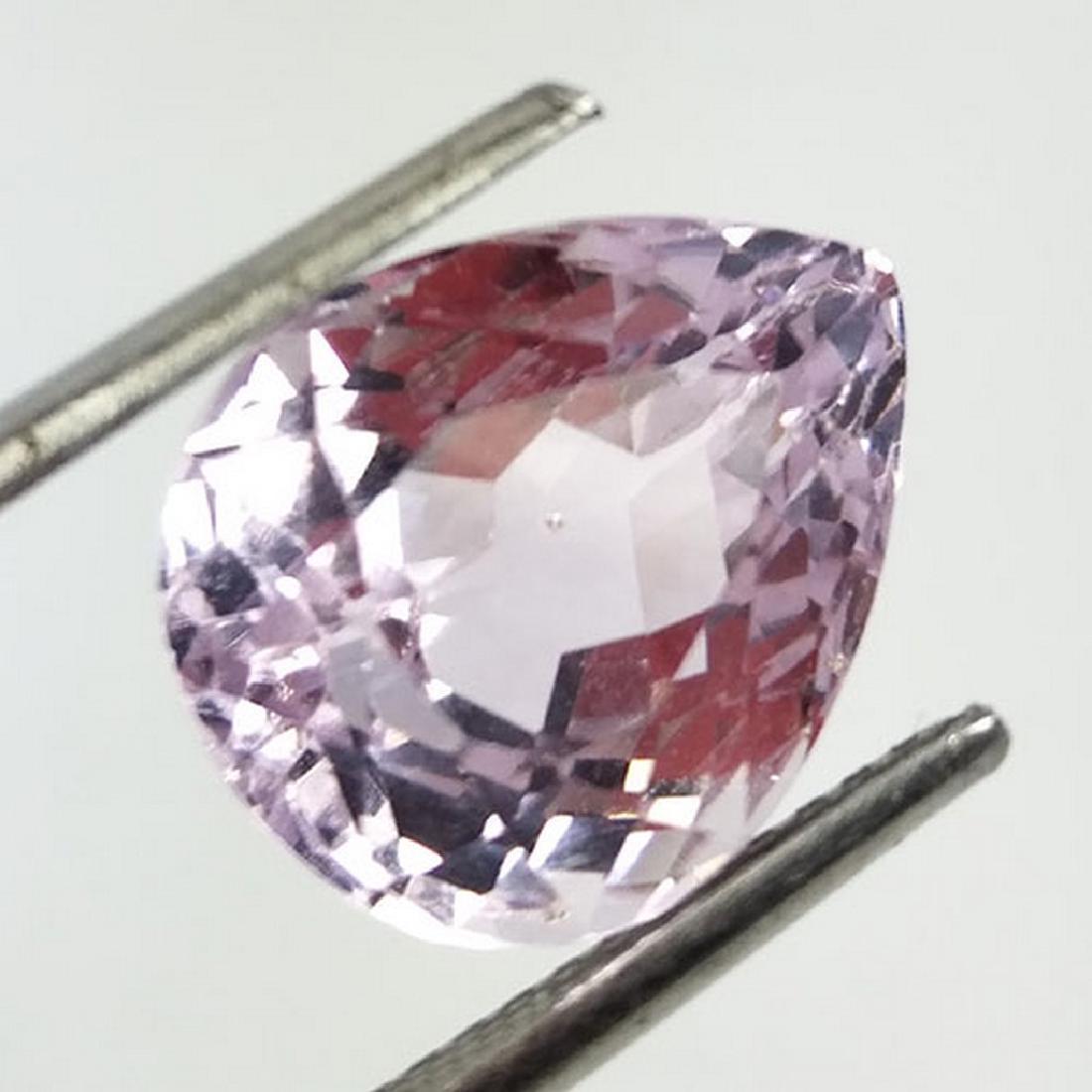 6.80 CTS NATURAL KUNZITE PEAR SHAPE (1 of 4)