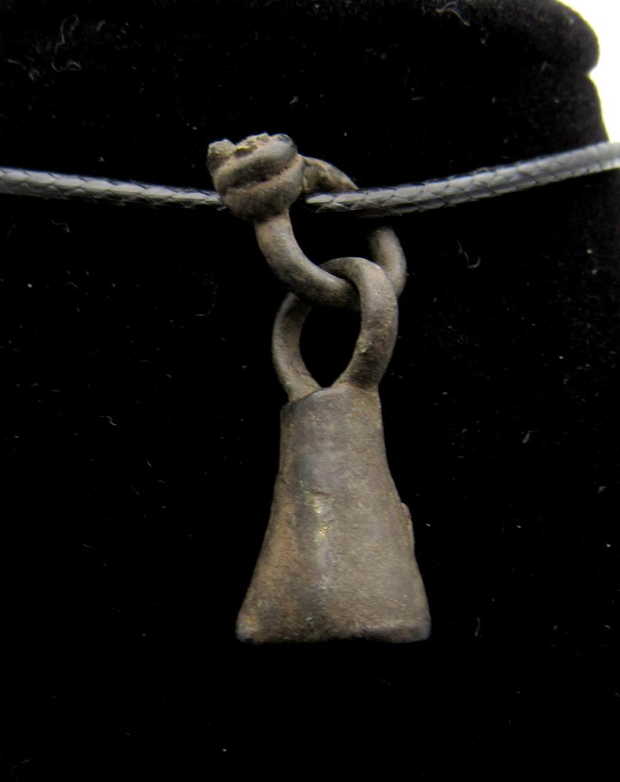 Medieval Viking Era Bronze Bell Pendant (1 of 2)