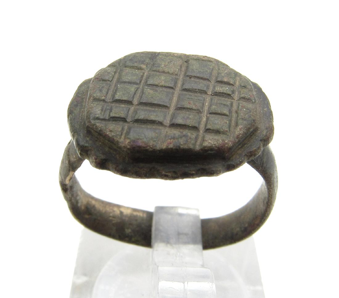 Medieval Viking Era Bronze Fisherman's Ring (1 of 3)