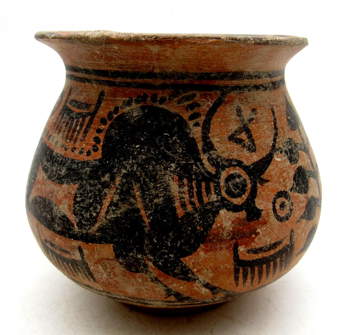 Ancient Indus Valley Jar with Bull Motif (1 of 4)