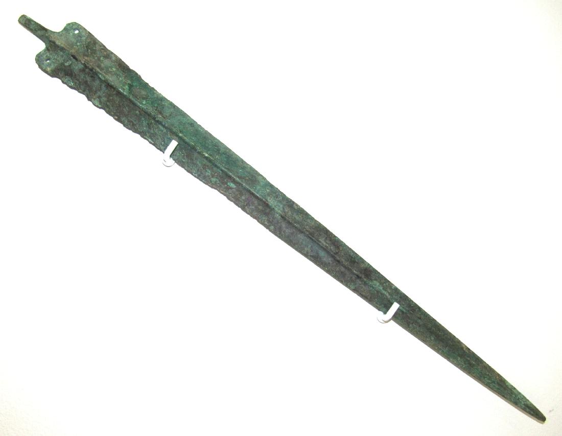 Large Bronze Age Sword with Blood Groove (1 of 2)