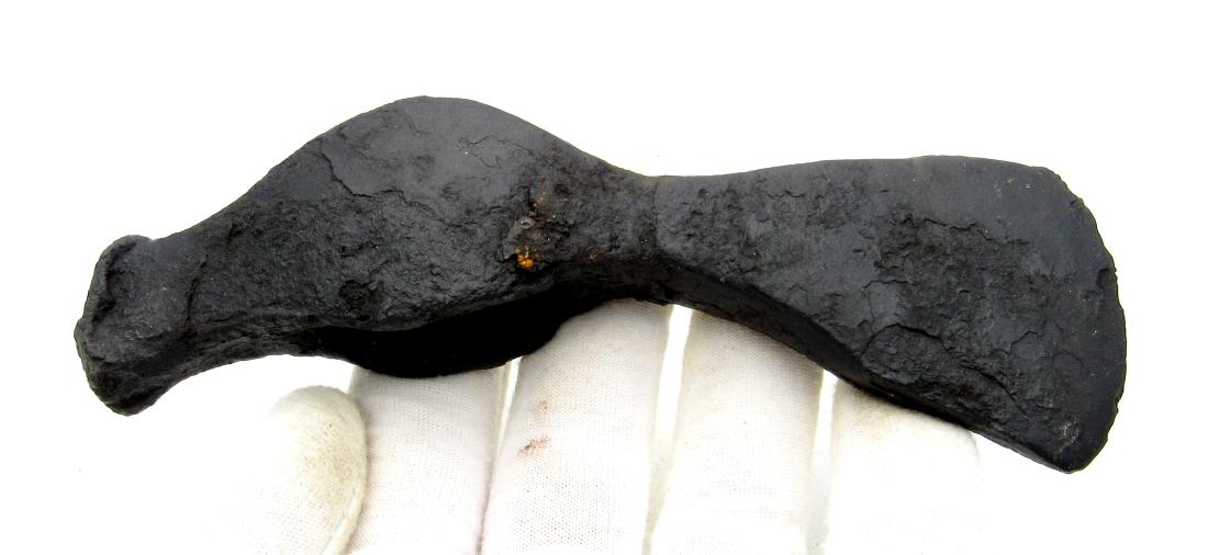 Medieval Viking Iron Axe with Hammer (1 of 3)