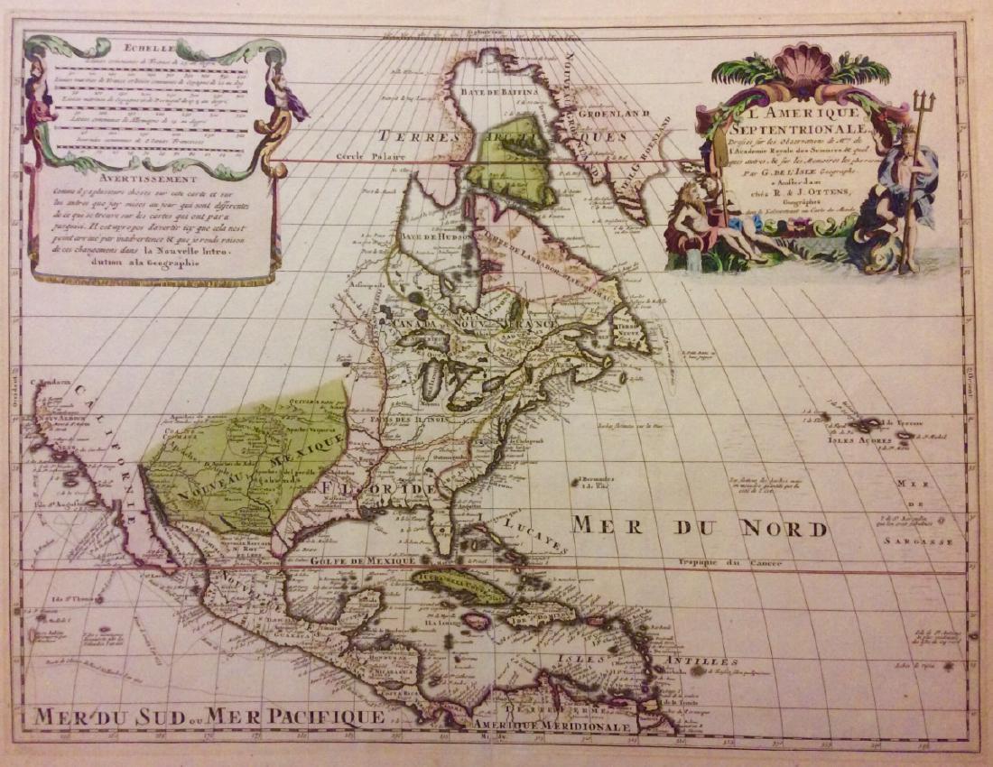 North America by De L'isle (1 of 2)