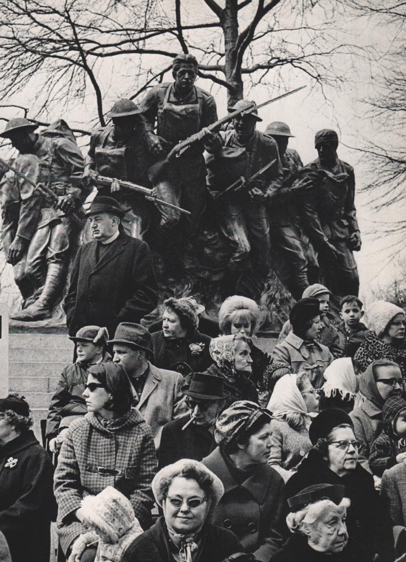 ANDRE KERTESZ - 7th Regiment of New York: Artist: ANDRE KERTESZ Print Title: 7th Regiment of New York, 1965 Medium: Sheet-Fed Gravure Printing Date: 1976 Printed in Japan Image size approx. 7.25 x 9.5 inches Andre Kertesz(1894-1985) born Kert