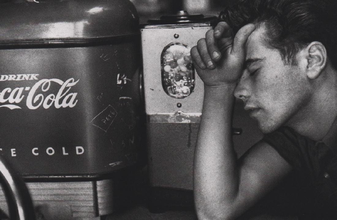 BRUCE DAVIDSON - Coca-cola Machine: Artist: BRUCE DAVIDSON Print Title: Coca-cola Machine, Helen's Candy Store Medium: Sheet-fed Gravure Printing Date: 1998 Printing Location: Japan Image Size: 8.25 x 5.25 inches Bruce Davidsonis an Ame