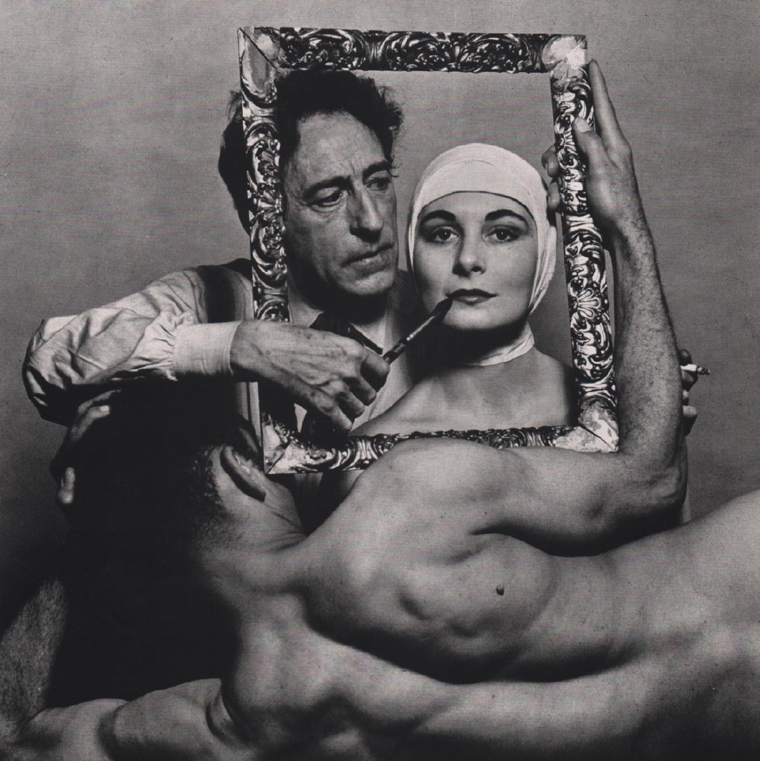 PHILIPPE HALSMAN - Jean Cocteau: Artist: PHILIPPE HALSMAN Print Title: Jean Cocteau Medium: Sheet-Fed Gravure Printed in 1972 Printed in Italy Image Size: 10 x 10 inches Philippe Halsman(1906-1979) was an American portrait photograph