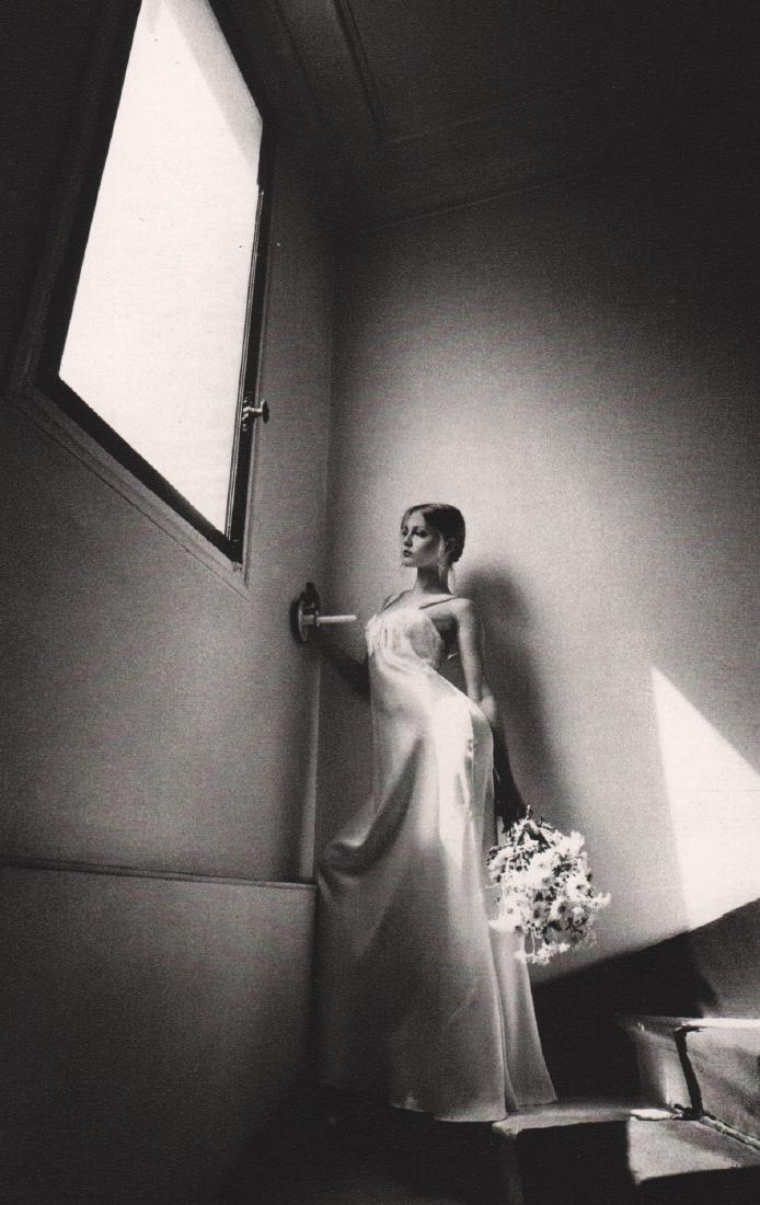 JEANLOUP SIEFF - Fashion Photograph for Vogue: Artist: JEANLOUP SIEFF Print Title: Fashion Photograph for Vogue, Paris 1970 Medium: Sheet-Fed Gravure Printing Date: 1983 Printed in France Image Size: 5.75 x 8.75 inches Jeanloup Sieff (1933-2000) w