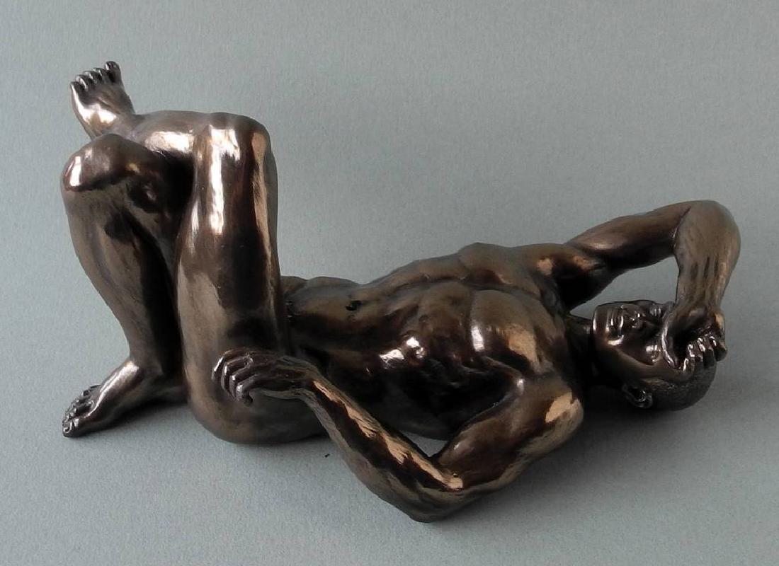 Body Talk Athlete - Male Lying Back Statue (1 of 1)