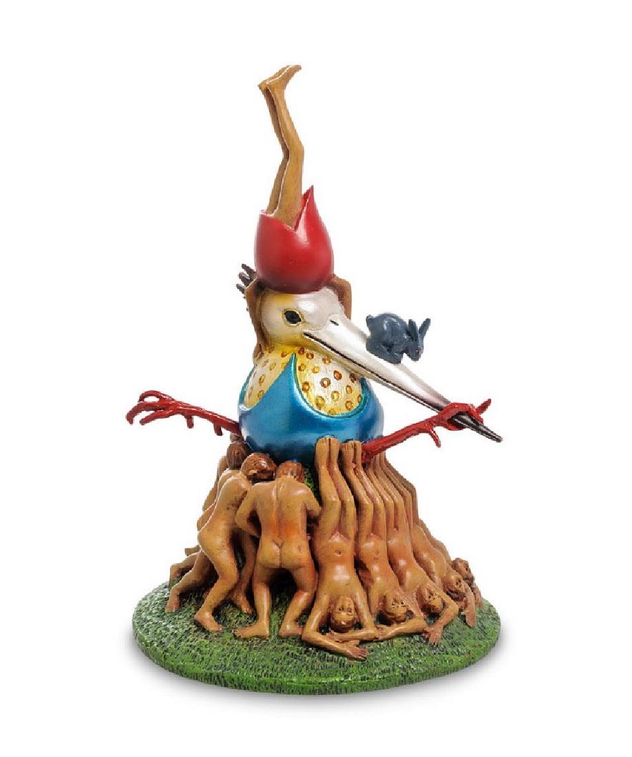 After Jheronimus Bosch: Bird in Blue Egg statue: Item: After Jheronimus Bosch: Bird in Blue Egg statue Maker: Mouseion Collection Origin: Netherlands Date/Period: 2016 Materials: Polystone Size: H. 6,29 x W 4,33 inch Bird in Blue Egg statue, inspire