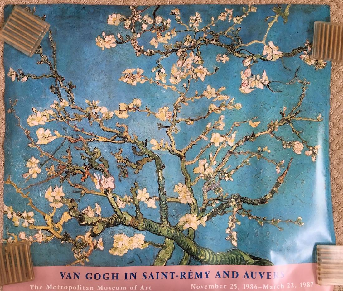 VAN GOGH - Washington Gallery, Metropolitan Museum of: VAN GOGH - Washington Gallery, Metropolitan Museum of Art - 1987. MOST POSTERS IN THIS SALE ARE NEW OLD STOCK - AND STILL SEALED! PURCHASED FROM A HEAD SHOP THAT CLOSED IN THE 1970's. We have multiple