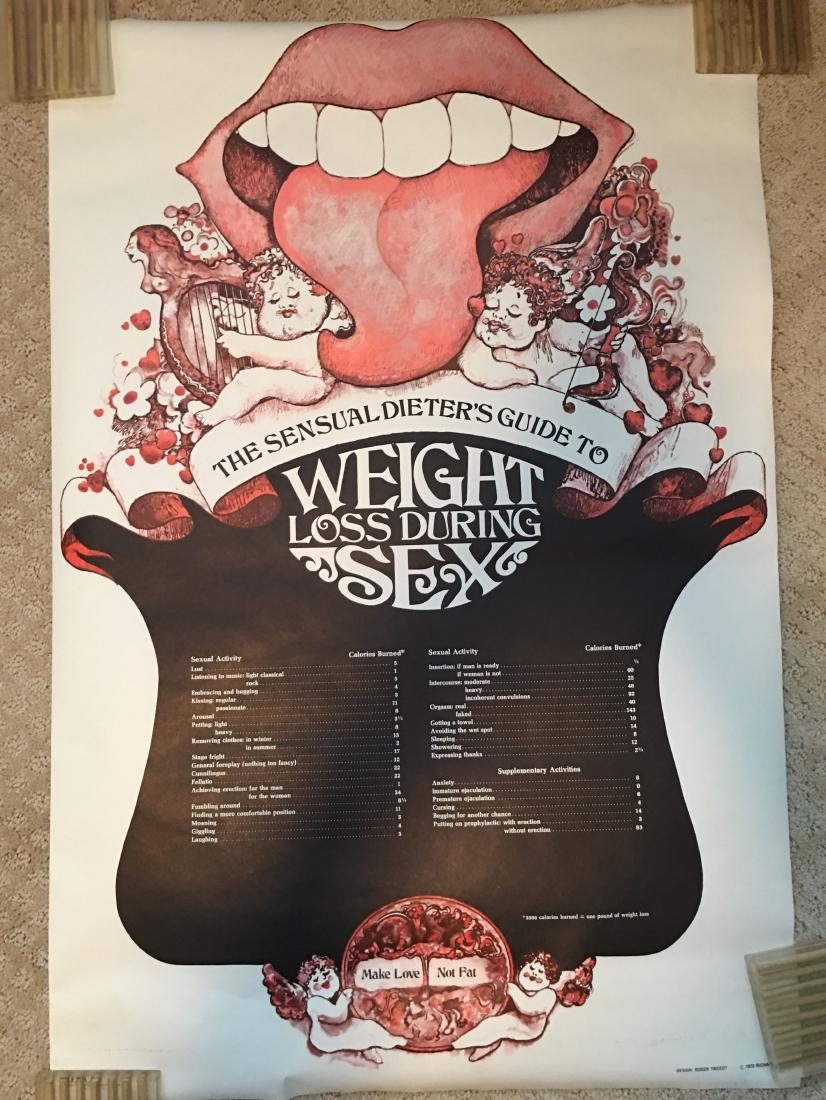 RARE - Sex Calorie Chart - 1972 - Studio One (1 of 1)