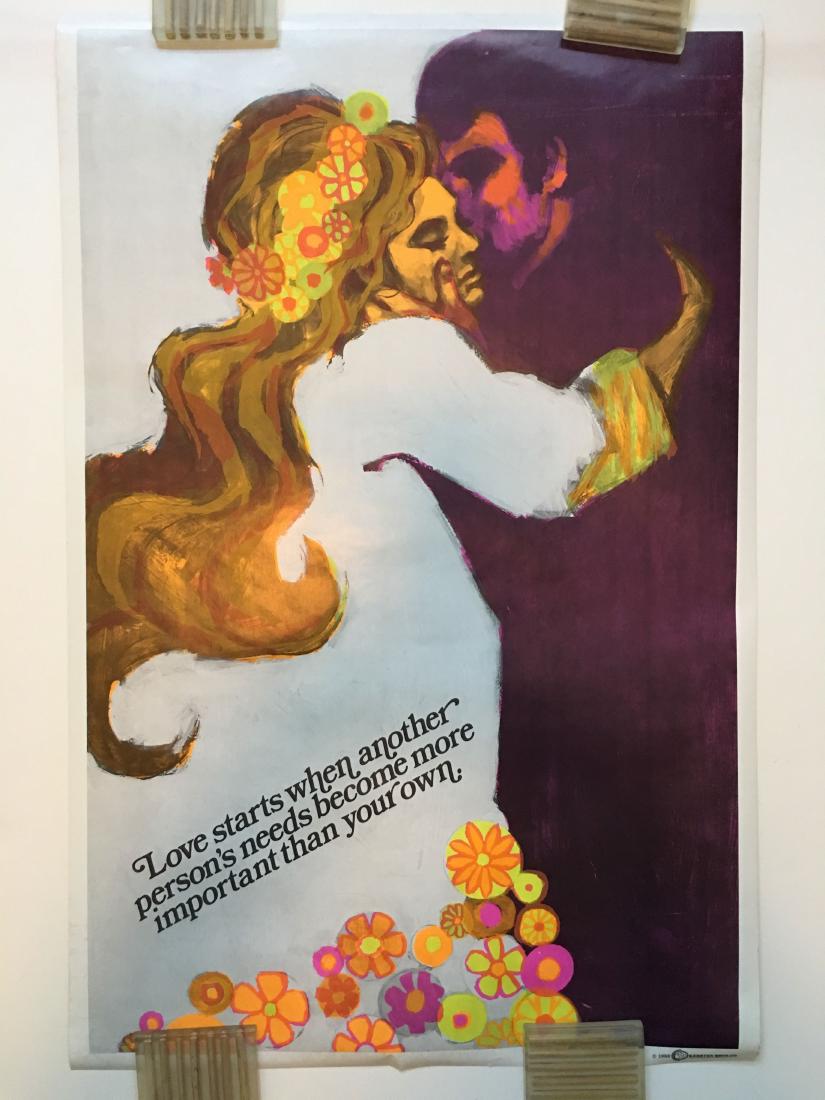 Love Flowerers - 1968 - Kersten Bros.: Love Flowerers - 1968 - Kersten Bros.. MOST POSTERS IN THIS SALE ARE NEW OLD STOCK - AND STILL SEALED! PURCHASED FROM A HEAD SHOP THAT CLOSED IN THE 1970's. We have multiple dozens of each of these po